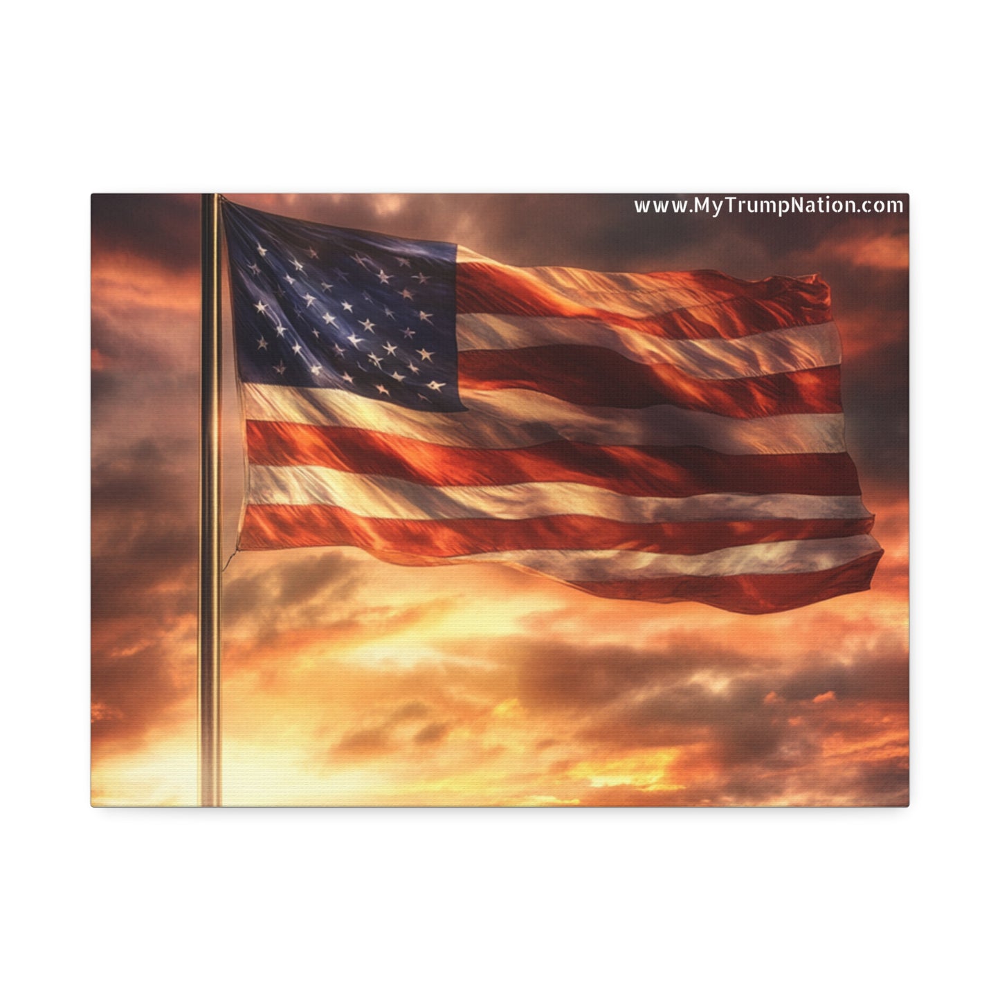 American Flag Canvas Art