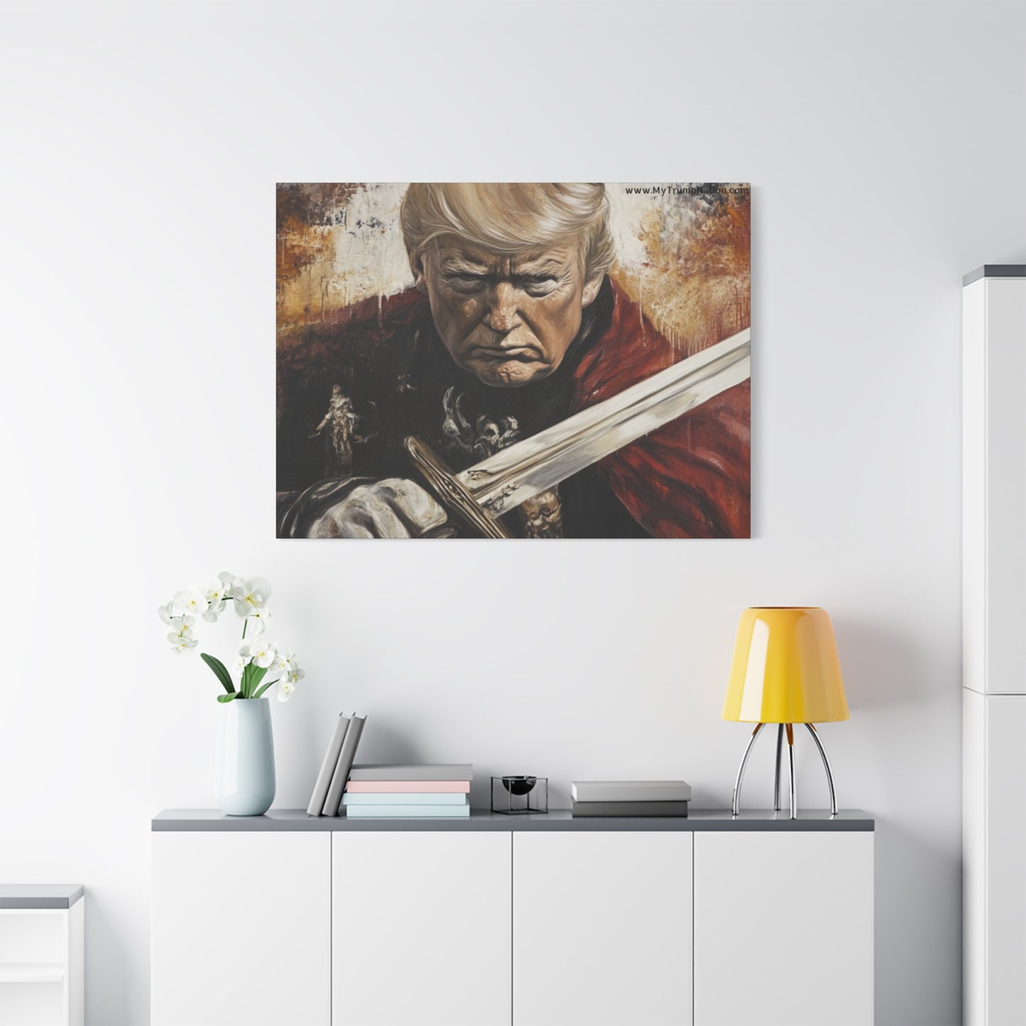 Heroic Canvas Art - Dramatic Portrait of a Leader