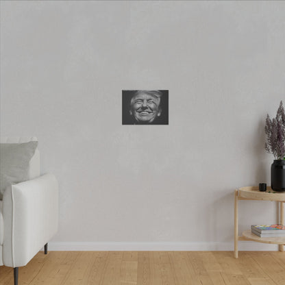 Donald Trump Black & White Canvas Art