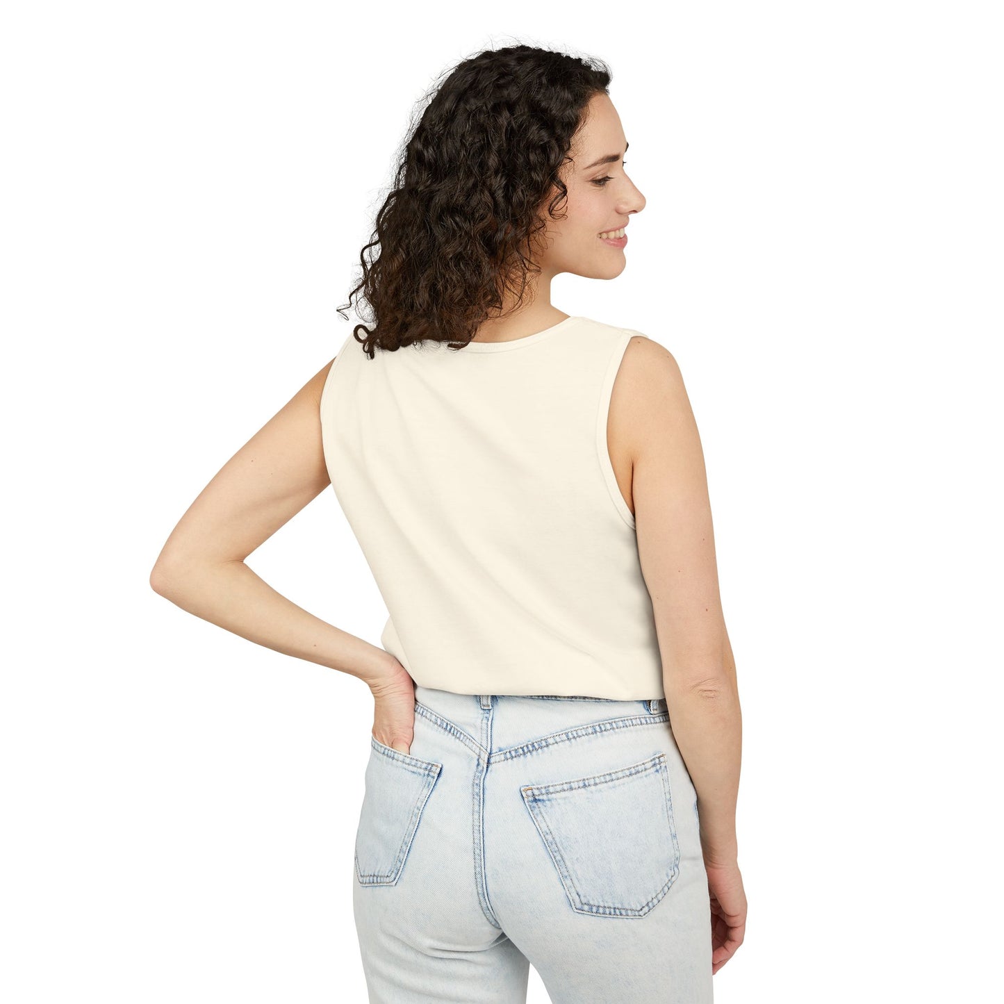 Unisex Garment-Dyed Tank Top - MAGA Graphic Tee for Political Enthusiasts