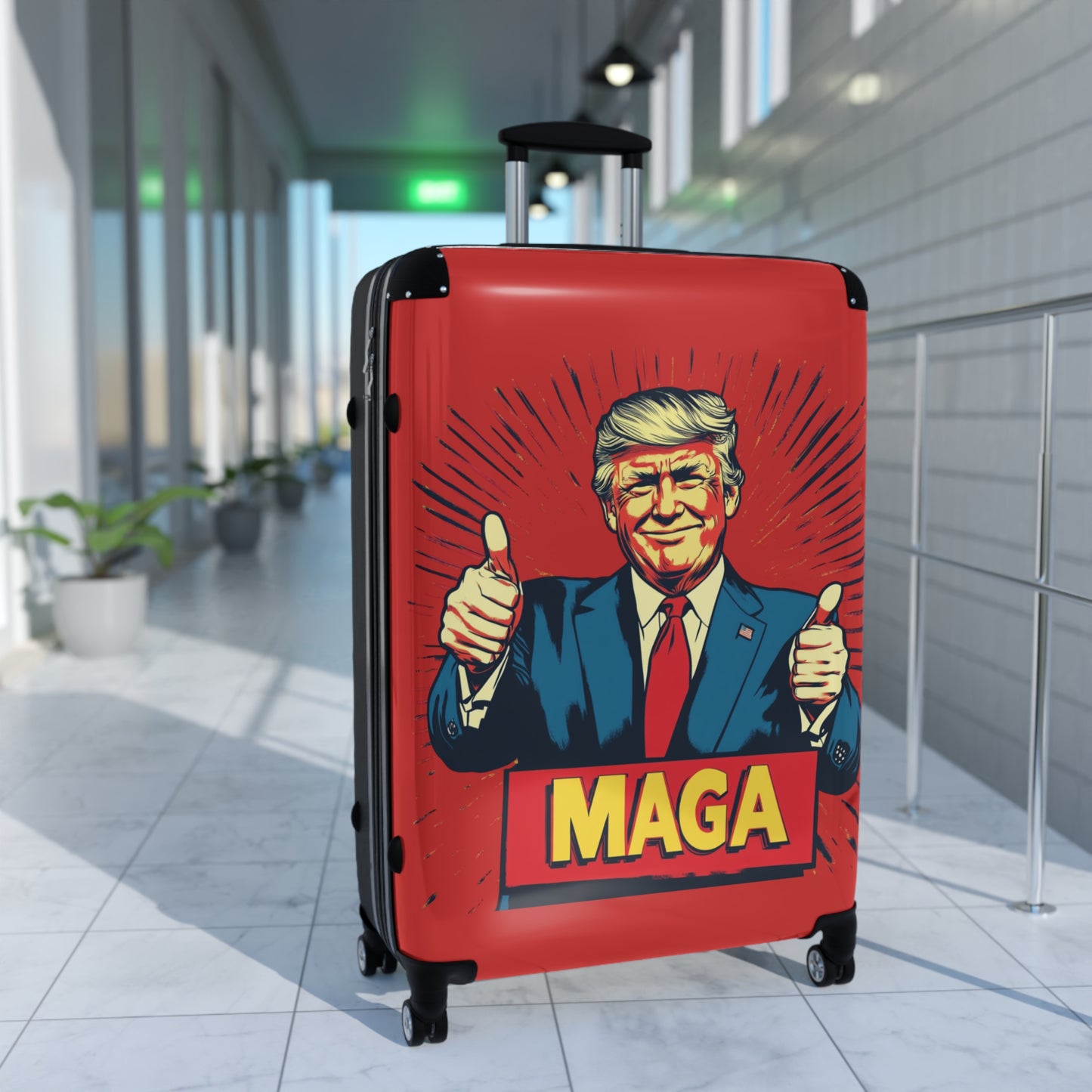 MAGA Carry-On Suitcase - Travel with Style and Patriotism
