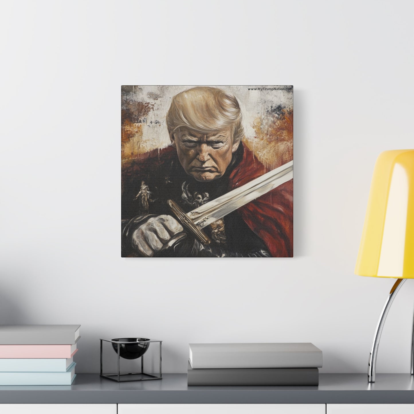 Heroic Canvas Art - Dramatic Portrait of a Leader