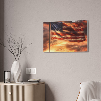 American Flag Canvas Art