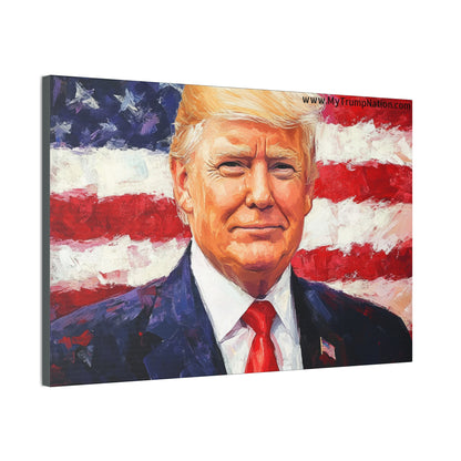 Donald Trump Patriotic Canvas Art