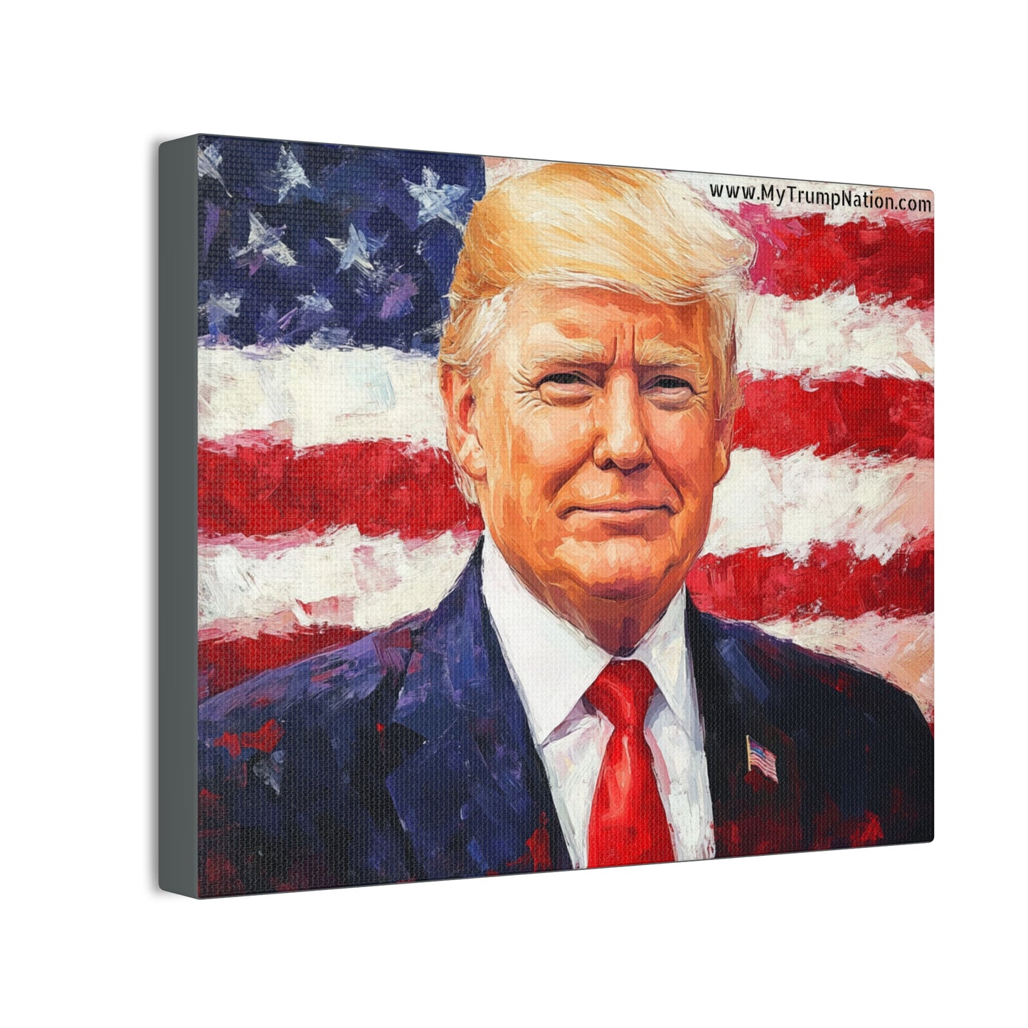 Donald Trump Patriotic Canvas Art