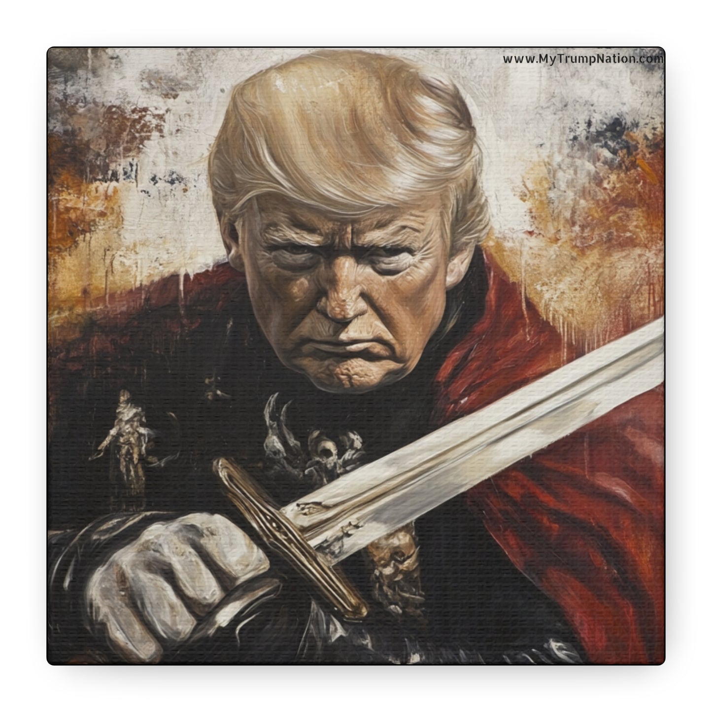 Heroic Canvas Art - Dramatic Portrait of a Leader