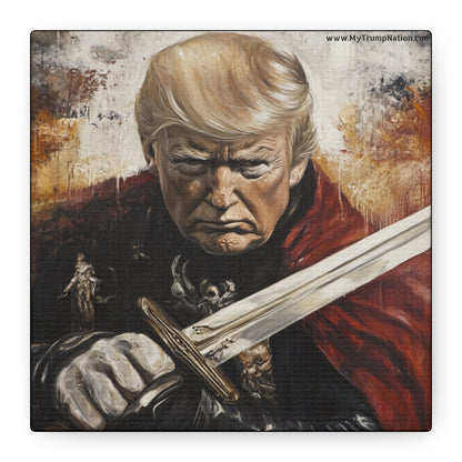 Heroic Canvas Art - Dramatic Portrait of a Leader