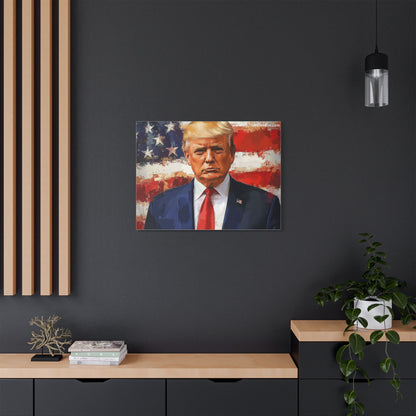 Donald Trump Patriotic Canvas Art