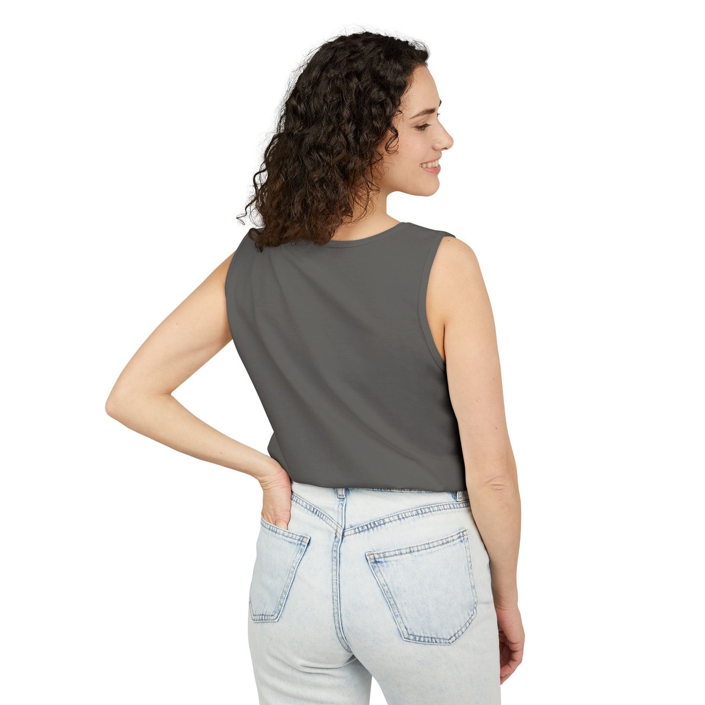 Unisex Garment-Dyed Tank Top - MAGA Graphic Tee for Political Enthusiasts