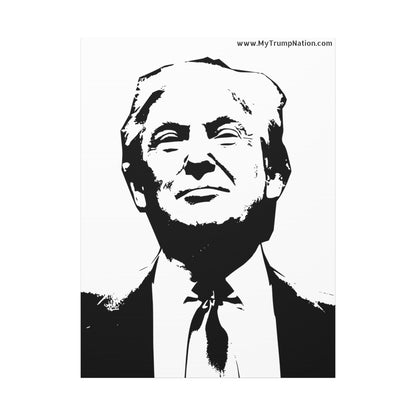 Bold Trump Canvas Art - Stretched Matte Wall Decor