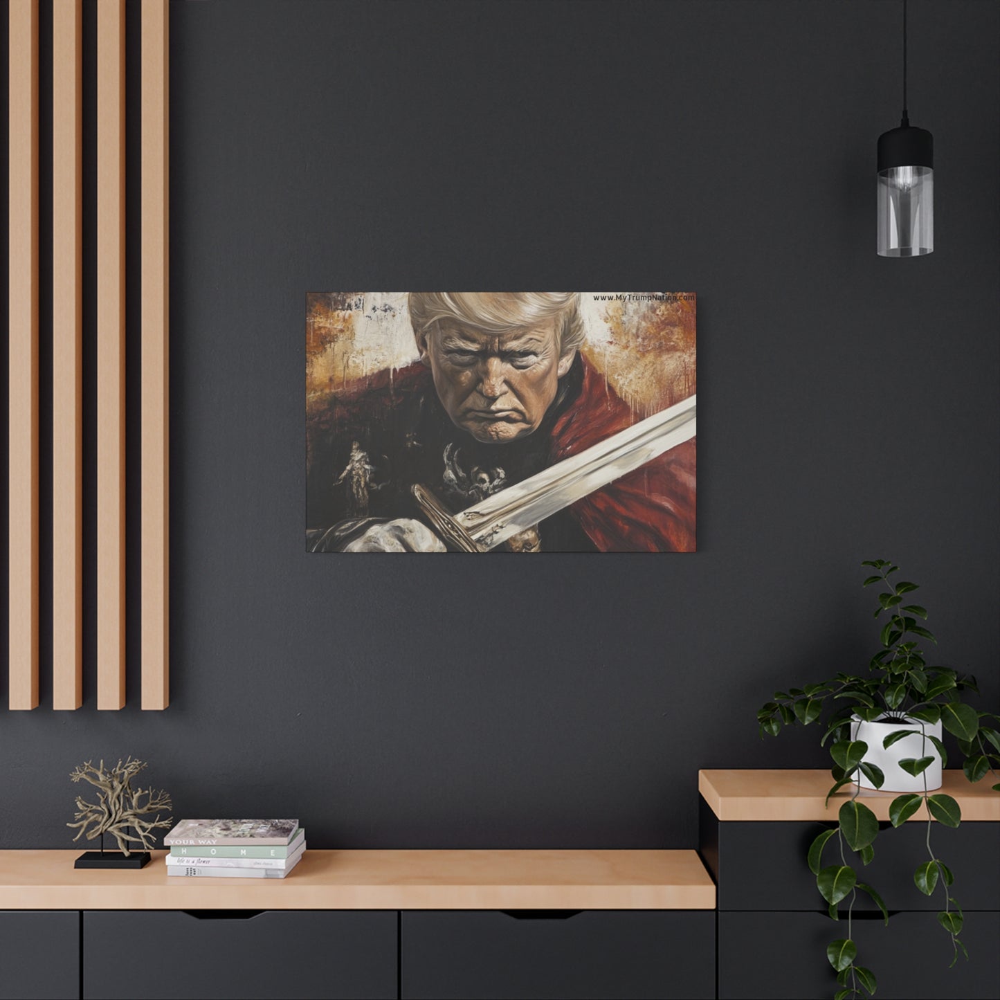 Heroic Canvas Art - Dramatic Portrait of a Leader