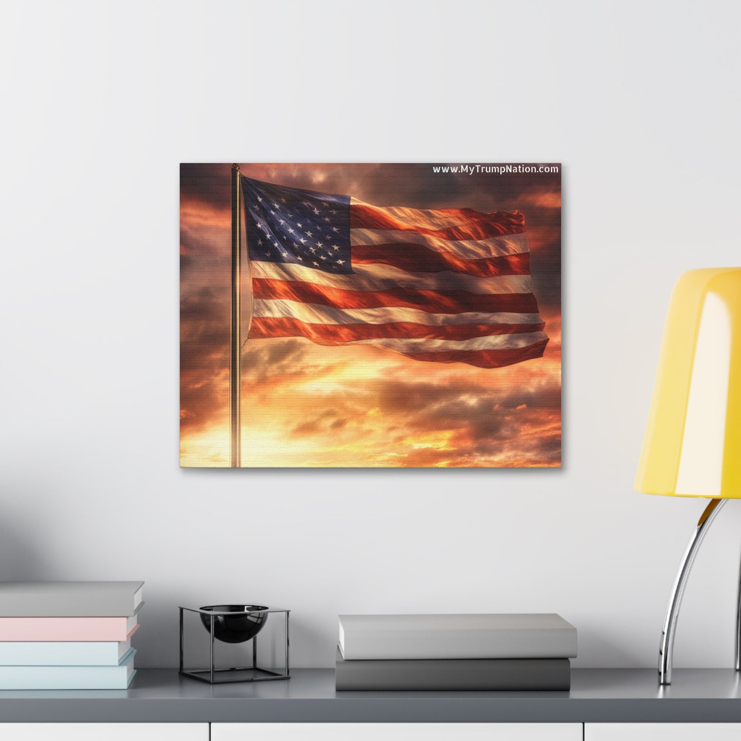 American Flag Canvas Art