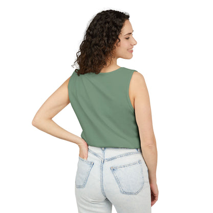 Unisex Garment-Dyed Tank Top - MAGA Graphic Tee for Political Enthusiasts