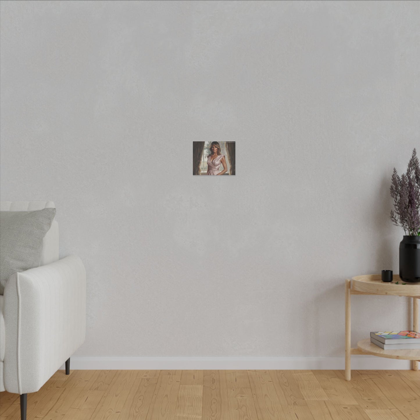 Melania Trump Elegant Canvas Art