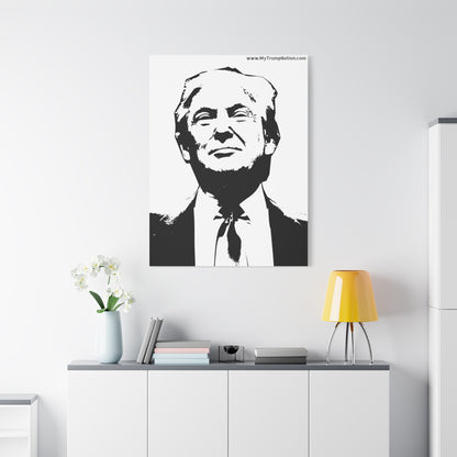 Bold Trump Canvas Art - Stretched Matte Wall Decor