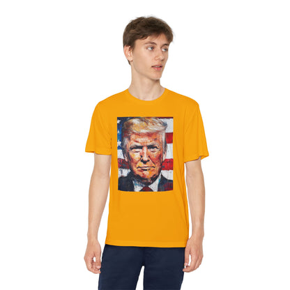 Youth Competitor Tee - Patriotic Donald Trump Art Shirt
