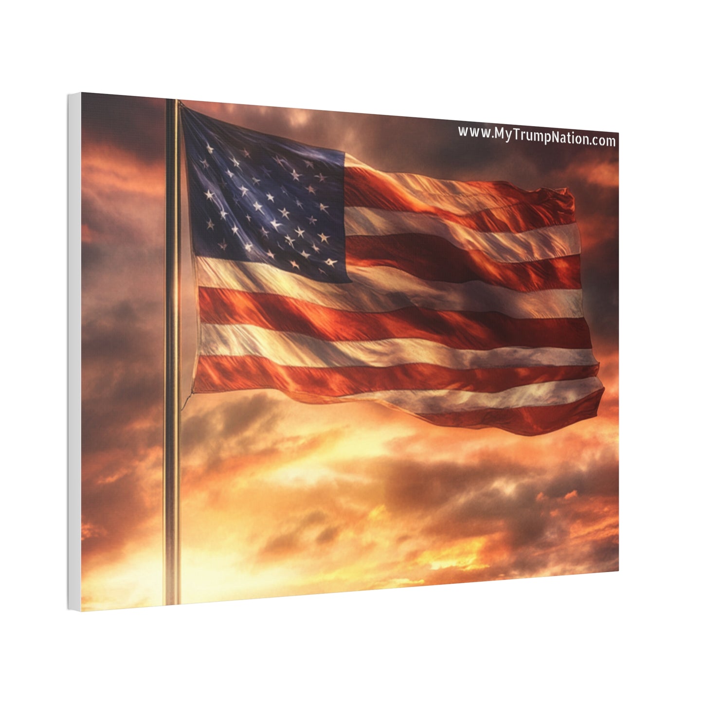 American Flag Canvas Art