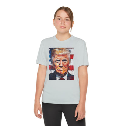 Youth Competitor Tee - Patriotic Donald Trump Art Shirt