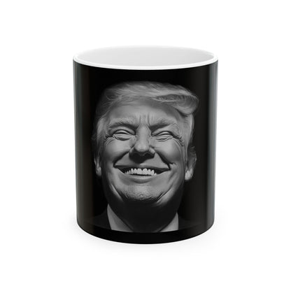 Donald Trump Black & White Portrait Ceramic Mug