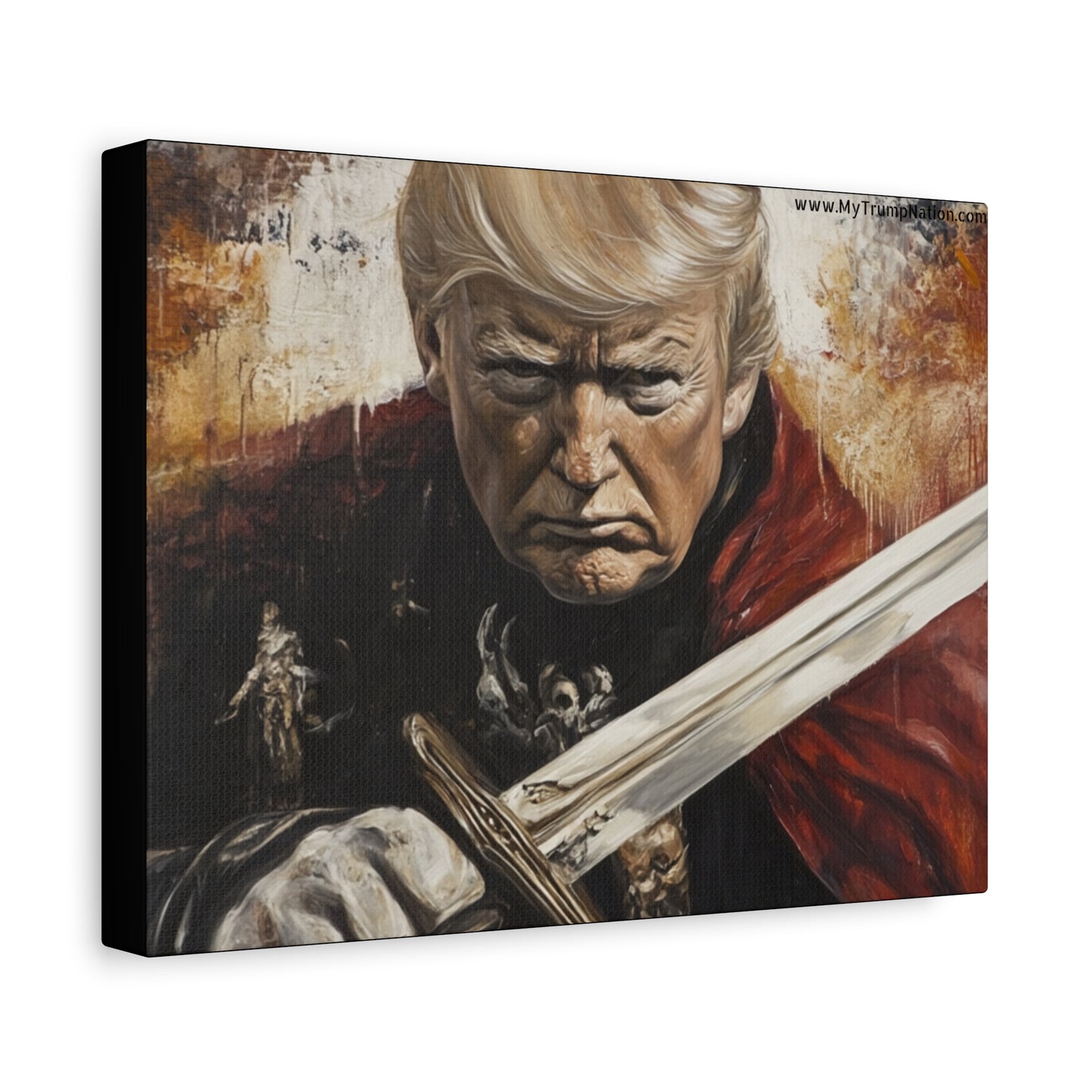 Heroic Canvas Art - Dramatic Portrait of a Leader
