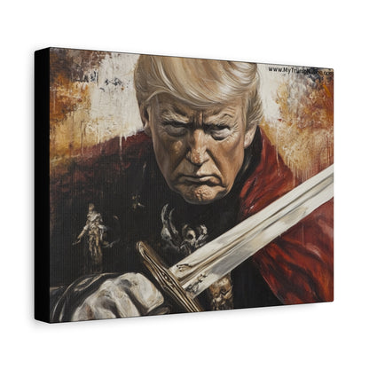 Heroic Canvas Art - Dramatic Portrait of a Leader