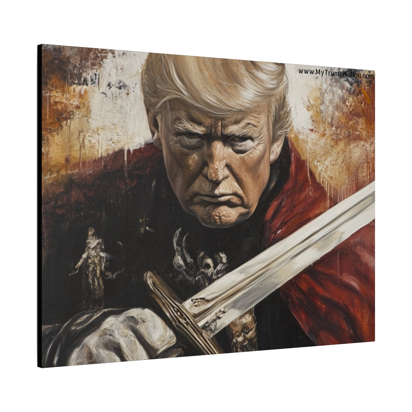 Heroic Canvas Art - Dramatic Portrait of a Leader