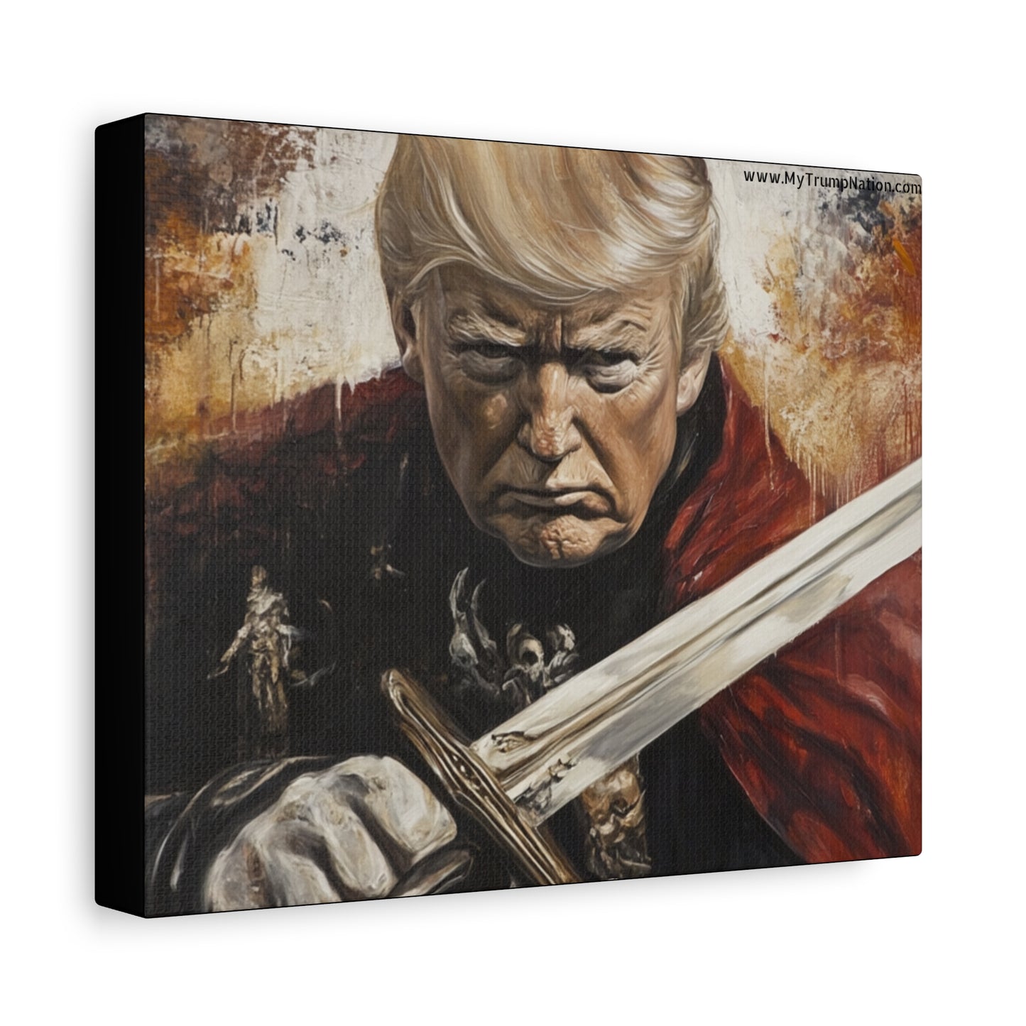 Heroic Canvas Art - Dramatic Portrait of a Leader