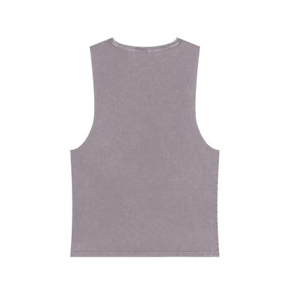 Unisex Stonewash Tank Top - Vintage Style Trump Graphic