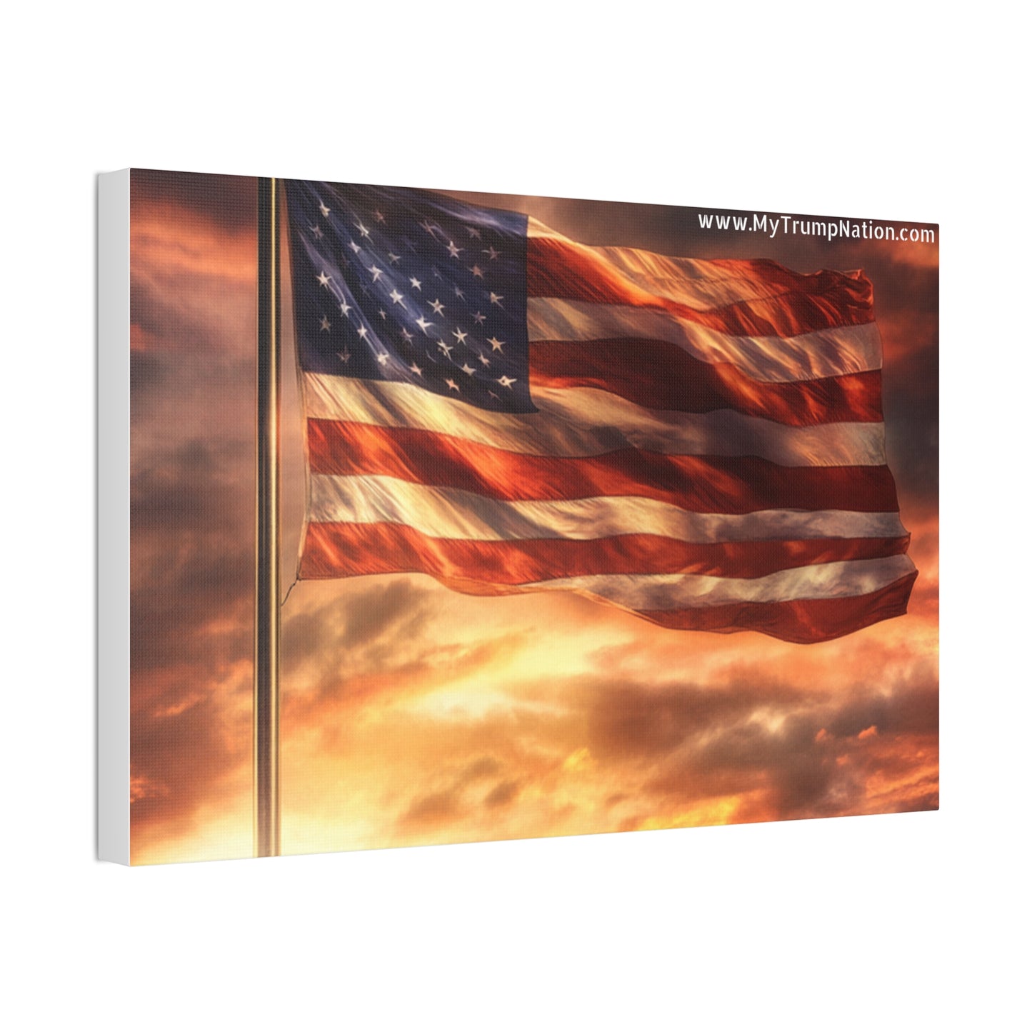 American Flag Canvas Art