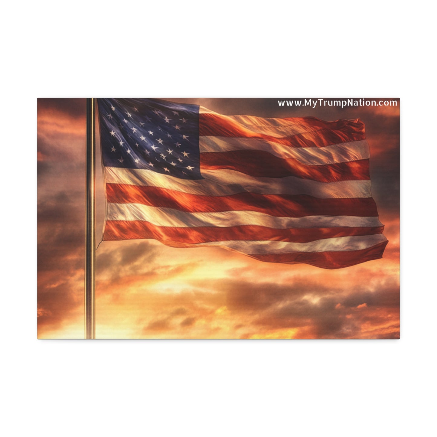American Flag Canvas Art