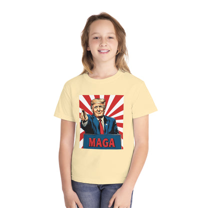Youth Midweight Tee - MAGA Graphic T-Shirt for Kids