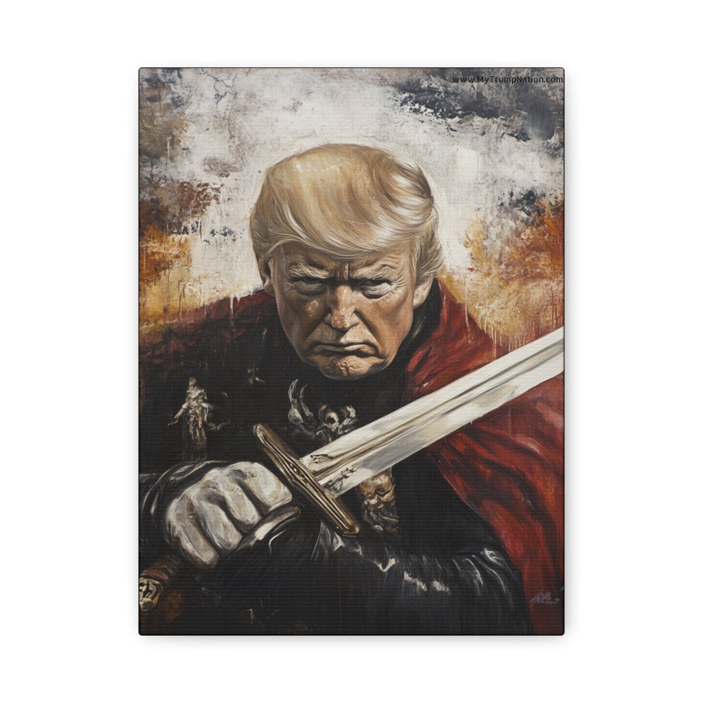 Heroic Canvas Art - Dramatic Portrait of a Leader