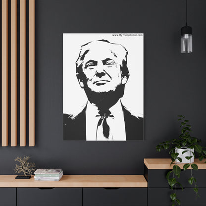 Bold Trump Canvas Art - Stretched Matte Wall Decor