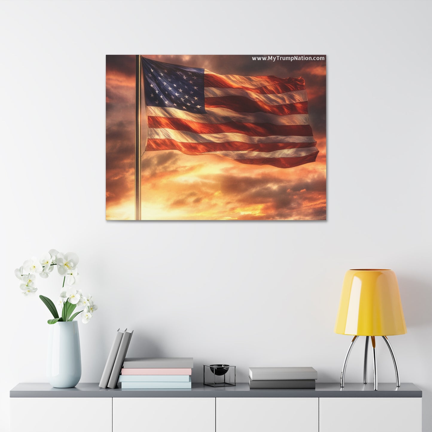 American Flag Canvas Art
