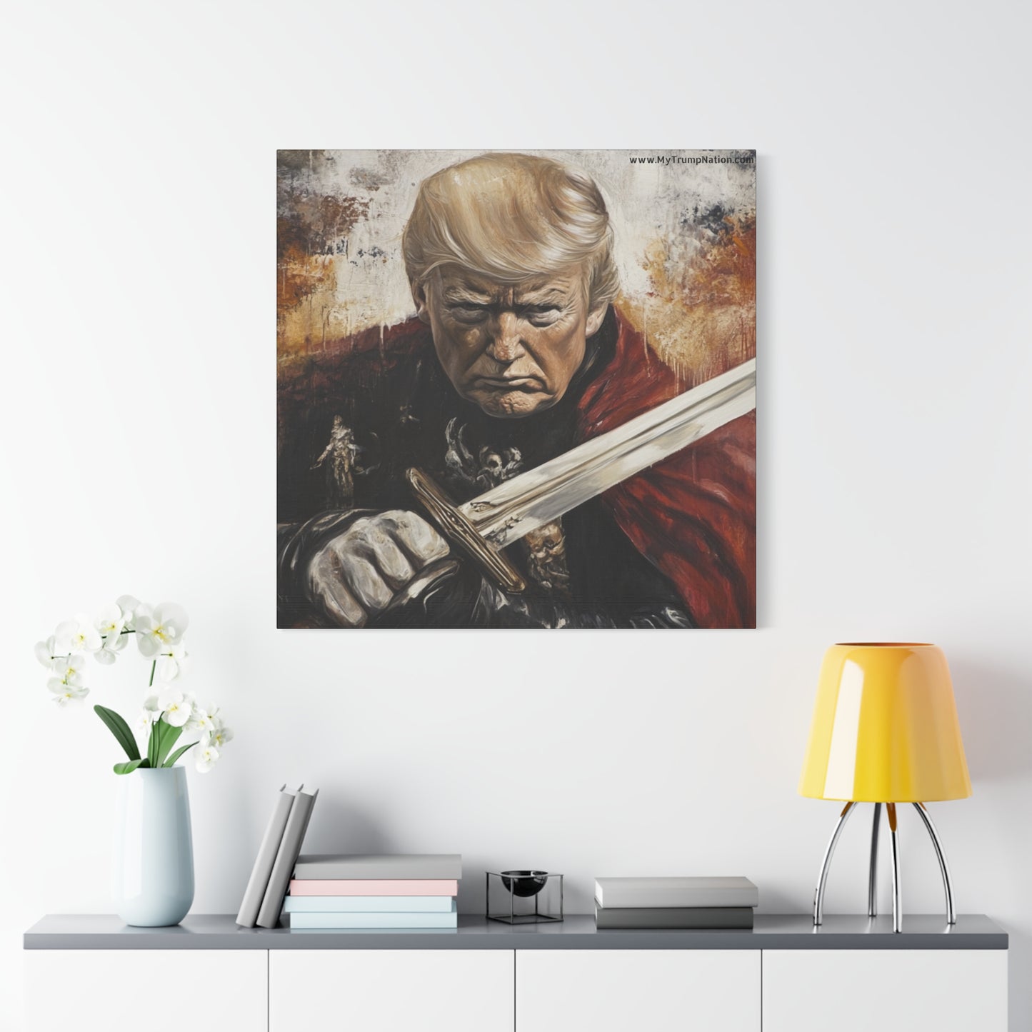 Heroic Canvas Art - Dramatic Portrait of a Leader