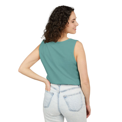 Unisex Garment-Dyed Tank Top - MAGA Graphic Tee for Political Enthusiasts