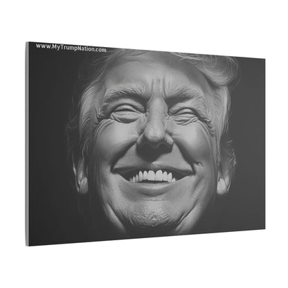 Donald Trump Black & White Canvas Art