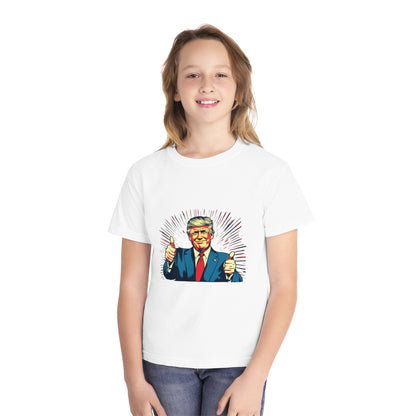 Youth Midweight Tee - Thumbs Up Graphic Shirt