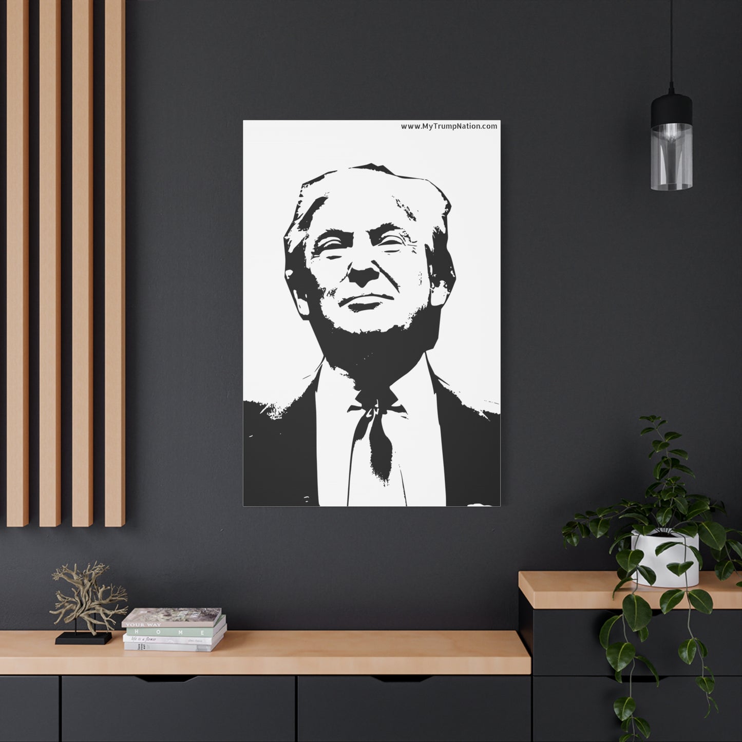 Bold Trump Canvas Art - Stretched Matte Wall Decor