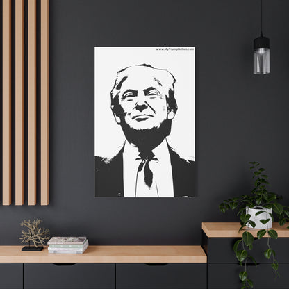 Bold Trump Canvas Art - Stretched Matte Wall Decor