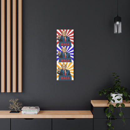 Political Statement Canvas Art - Motivational Trump Design