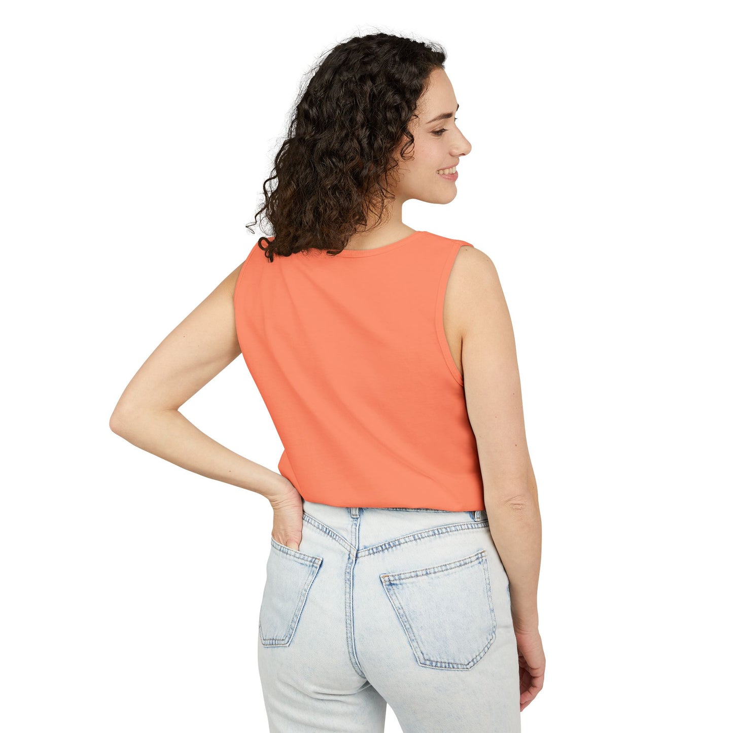 Unisex Garment-Dyed Tank Top - MAGA Graphic Tee for Political Enthusiasts