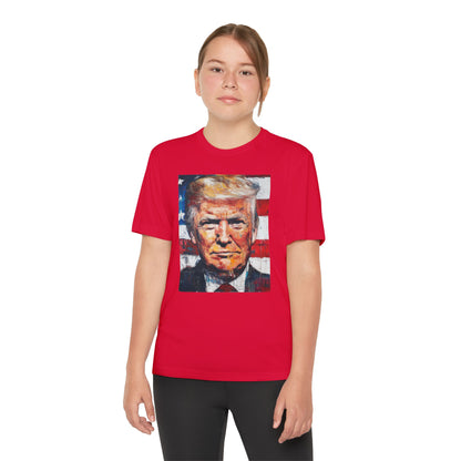 Youth Competitor Tee - Patriotic Donald Trump Art Shirt