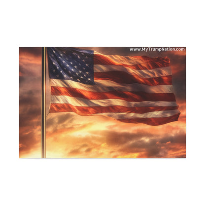 American Flag Canvas Art