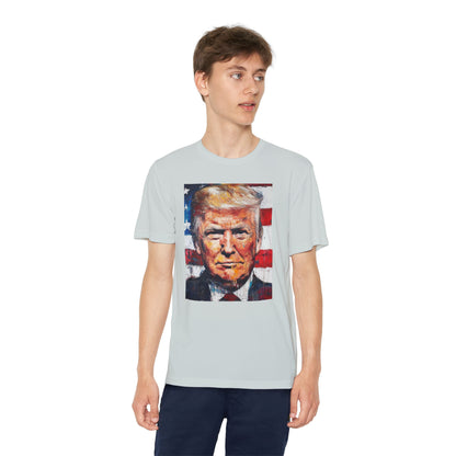 Youth Competitor Tee - Patriotic Donald Trump Art Shirt