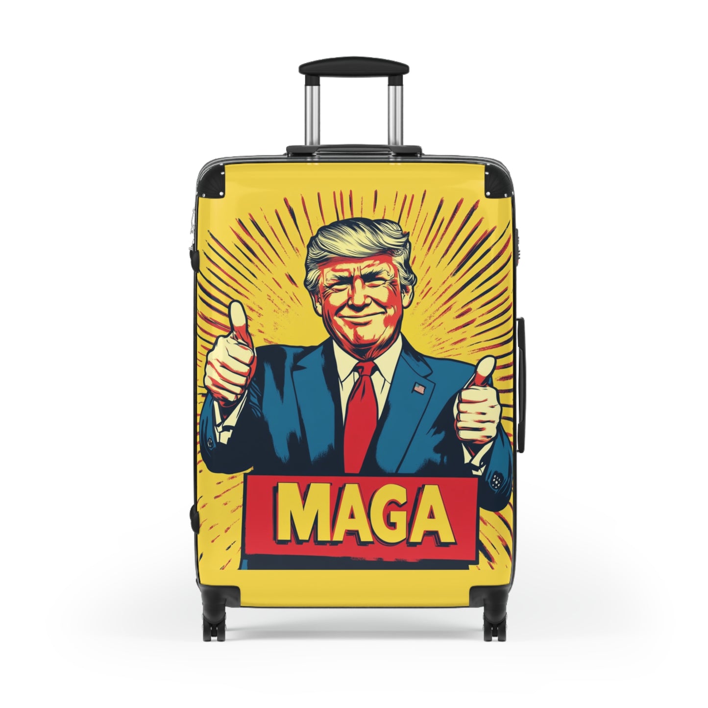 MAGA Themed Suitcase – Travel with Style and Patriotism