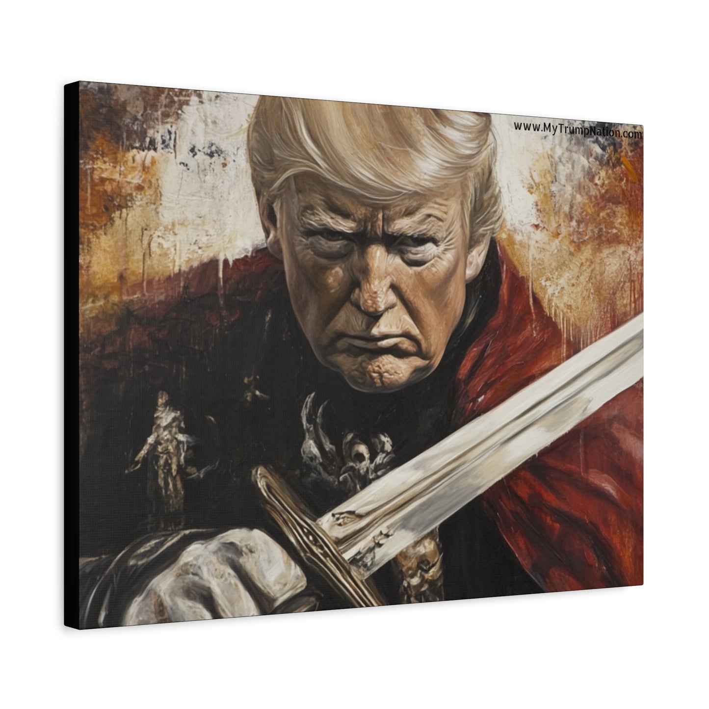 Heroic Canvas Art - Dramatic Portrait of a Leader