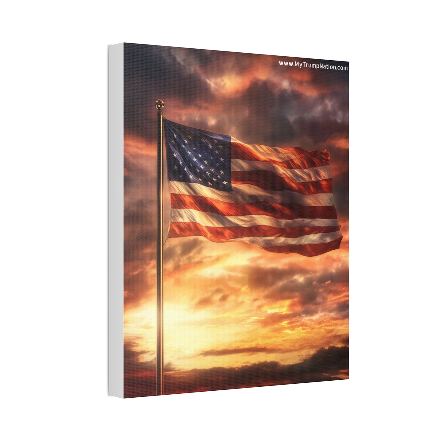 American Flag Canvas Art