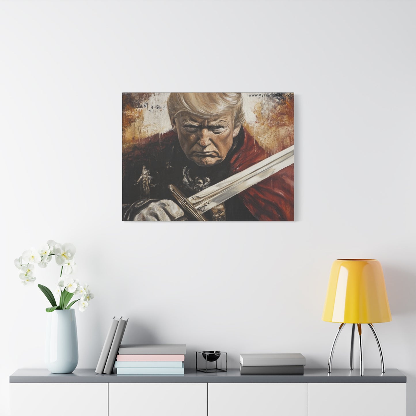 Heroic Canvas Art - Dramatic Portrait of a Leader