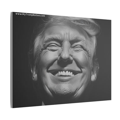 Donald Trump Black & White Canvas Art